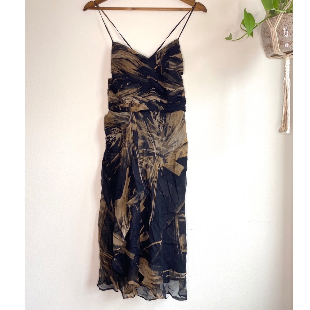 Lord & Taylor Strappy Silk Dress